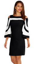 WOMEN DRESS NINA - BLACK