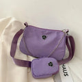 Nylon Crossbody Bag For Women Fashion Portable Casual Underarm Bag Students Cross Body Bag