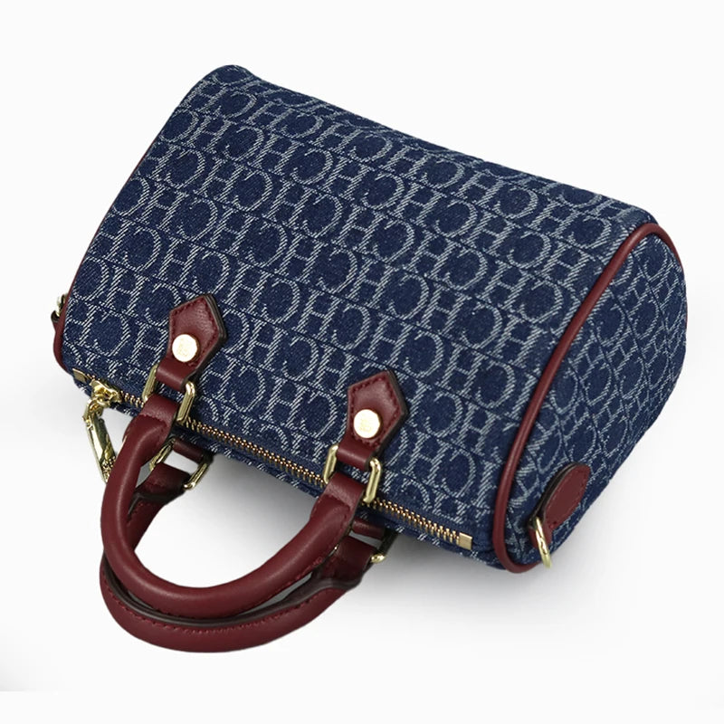 Vintage Texture Pillow Handbag