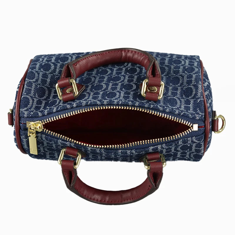 Vintage Texture Pillow Handbag