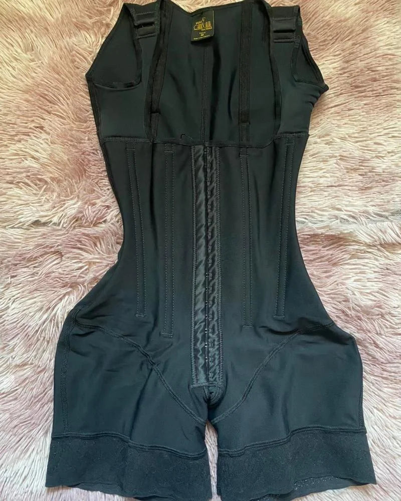 Faja Open Chest Sleeveless Jumpsuit High Compression Shapewear Girdle Breasted Buttocks Lifting Slimming Underwear Body Shaper