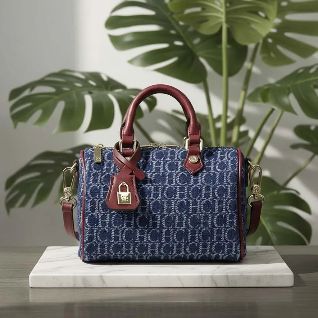 Vintage Texture Pillow Handbag