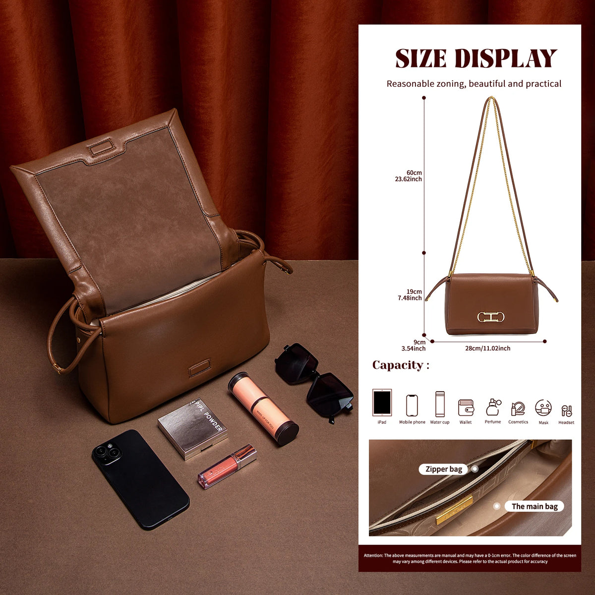 Structured Flip-Cover Commuter Bag