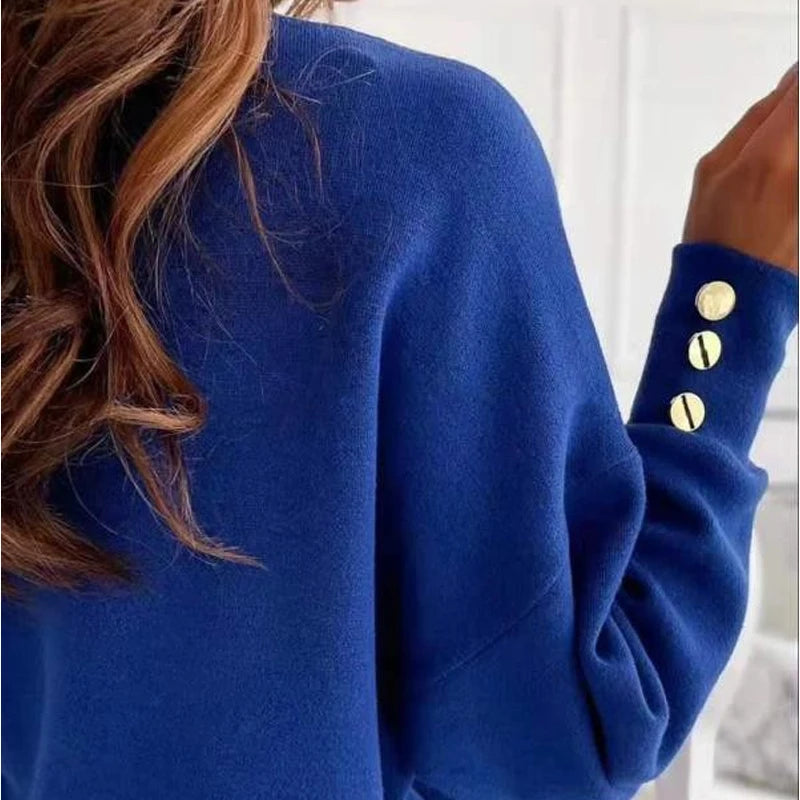 Pull Boutonné Col V