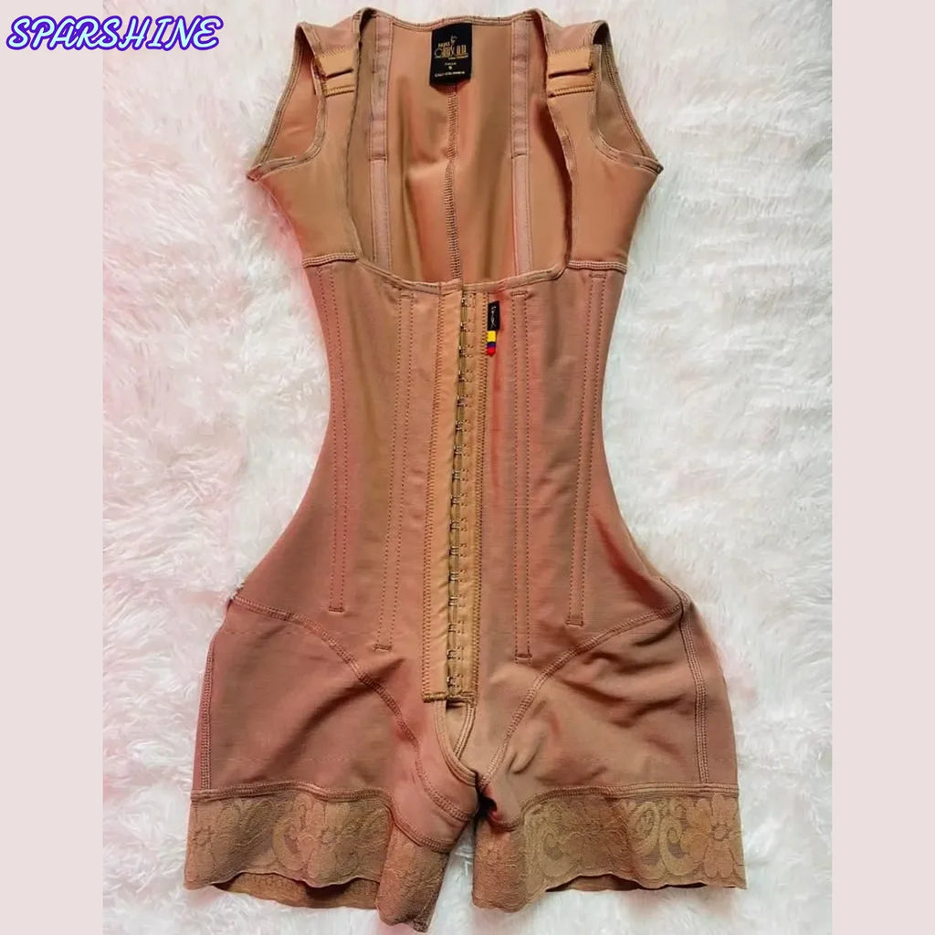 Faja Open Chest Sleeveless Jumpsuit High Compression Shapewear Girdle Breasted Buttocks Lifting Slimming Underwear Body Shaper