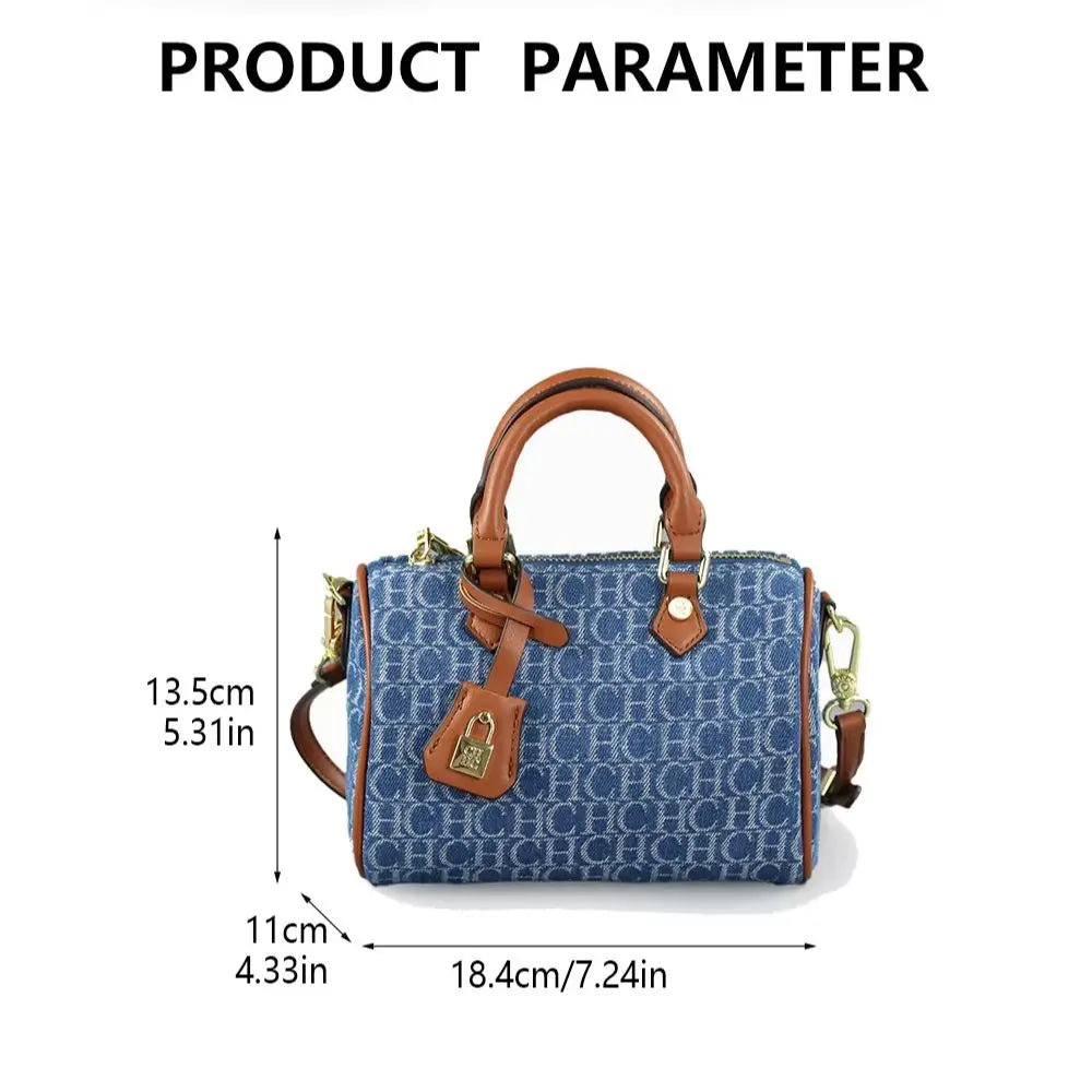 Vintage Texture Pillow Handbag
