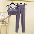 TRY TO BN Yoga Set 2 Piece Sport Bra High Waist Leggings Women's Tracksuit Fitness Tummy Control Squat Proof Workout Gym Clothes