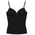 HXAO Black Slip Top Women Summer 2026 Sexy Corset Cup Tops Elegant Bustier Slim Sleeveless Camisole Chic Bodycon Backless Vests