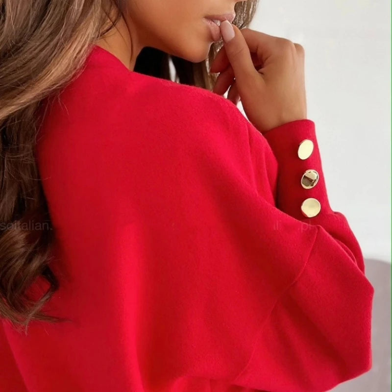 Pull Boutonné Col V